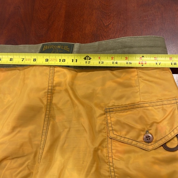 27034 Birdwell Beach Britches 311 ALOHA board shorts gold California USA swim - Picture 7 of 16